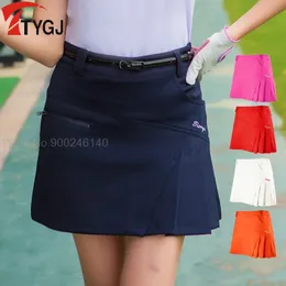 Summer Womens Shor Short Skirt Gonfie Golf Grirt Sports Outdoor Sports Skirt Slip Fit Badminton Tennis Skorts XS-XXL Scegli 240520