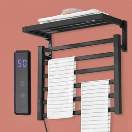 OXG Black/White Towel Rack Touch Digital Display、Energy Saving Electric Towel Holder、Electric Towel Heaterサーモスタット