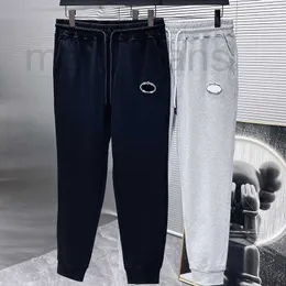 Мужские брюки дизайнер 2024 года вышитые шнурки спортивные брюки мужской модный бренд универсальный санитарные штаны мужские высококлассные модные бренды Slim Fit Casual Pants Vau8