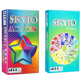 Skyjo Card Party Interaction Entertainment Board 게임 가족 학생 기숙사의 영어 버전