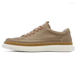 Scarpe casual sneakers in pelle artigianato mantello comodo moc-toe moc-toe mocio