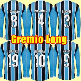 Long Rleeve 23 24 Koszulki piłkarskie Gremio D. Costa Guild Giuliano 2023 2024 Ramiro Geromel Luan Maicon Fernandinho Homens Mulher Criancas Football Shirts Home Home