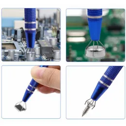 Extractor IC Four Claw Electronic Component Grabber Extractor Pickup BGA Chip Picker Patch Ic Suck Pen RepairTools Electronic Repairs