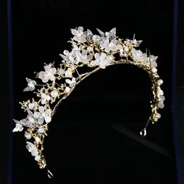 2020 Luxury Bridal Crowns Circle Tiaras Pageant Rhinestones King Queen Princess Crown Crown Wedding Bridal Bparty Pronto Gifts 281b