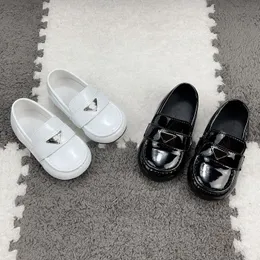 Erkekler Çocuklar İçin Gerçek Deri Ayakkabılar Giyim Okulu Düğün Ayakkabıları Çocuklar Oxford Ziyafet Kauçuk Sole Loafers Çocuklar Düz Ayakkabılar