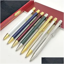 Gel Pens Wholesale Yamalang Ct Fine Pole BallPoint Pen Classic Brand Resin Resin Business Office di scrittura di cartoleria Gift 24 Otjrb