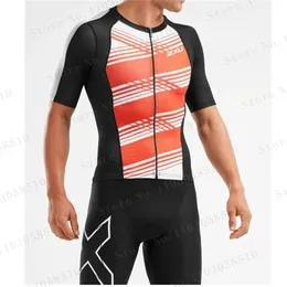 Zxuful Black White Triathlon Anzug Herren Rennrad Radfahren Kleidung Ropa de Ciclismo Set Skinuit Trikot 240523