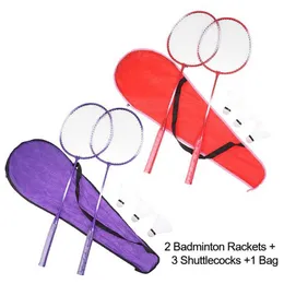 Badminton Set 2 Pieces/Set of Badminton Rackets Amatör Nybörjare Badminton Rackets Training Rackets Badminton Rackets Sportutrustning Tillbehör S52401