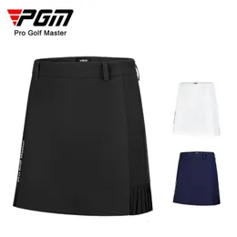 PGM Women Golf Short юбка Женская летняя воздухопроницаемая спортивная девушка Эластичность носить анти-экспозиционные плиссированные юбки Lady Clothing QZ074 240522