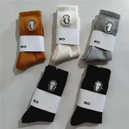 Mens Womens Cotton Sports Socks Embroidered Towel Socks for Men Women Casual Trendy Socks Wholesale Four Seasons New
