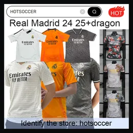 24 25 REAL MADRID Piłka nożna Playey Player Rok loong Special 2024 2025 Set Modric Vini Jr Bellingham Rodrygo Mbapple Kroos Modric Football Shirt