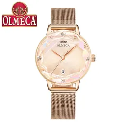 Neue einfache Mode Watch Women's Lady Watch süße Quarz Ins Stil Ultradünn 10mm Edelstahl 30m wasserdicht 270s