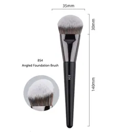 1 st Angled Foundation Makeup Borstes Liquid Base Make Up Brush Bronzer Sided Detail Face Essential Beauty Tools 854 240523