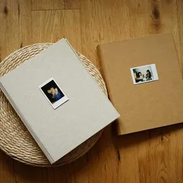 Книги альбомов 480 фотоальбомы Instax с рукавами.Loose Leaf Instax Mini Album Retro Photo -Almag вставка.Персонализированные подарки Q240523