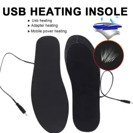 1 paio di solette USB biancheria da biancheria termica riscaldata uomini inverno inverno outdoor riscaldamento a scarpa da scarpa da calza calzino calzino lavabile termico lavabile