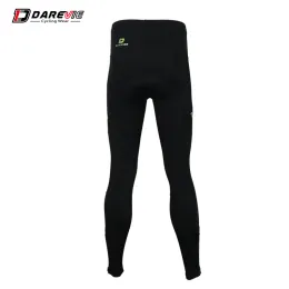 Calça de ciclismo Darevie 3D Pad Men Breathable Cyling Palnts Long com zíper das pernas 6 horas de alta qualidade MTB Road Bicking Pants