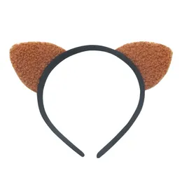 Хэллоуин животные Baby Girl Hair Clips Band Corean INS Mite Plush Cat Car Band Face Band Band Hair Grotto Tanrq