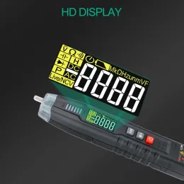 GVDA Pen Type Digital MultiMeter True RMS Smart AC DC Resistance Capacitance Freader Tester 4000 Counts Multitester