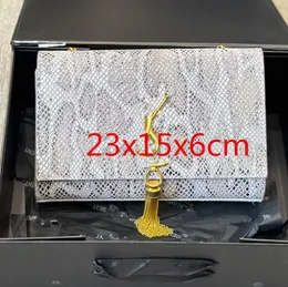 High quality crossbody bag crocodile TEXTURED LEATHER fringe chain bag TASSEL BAG