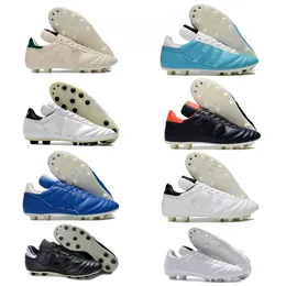 كلاسيكيات رجال كرة القدم أحذية COPA MUNDIAL 21 70Y الفئة الأبدية FG Leather Boots Boots Sneaker Cleats Futbol Running Size 39-45