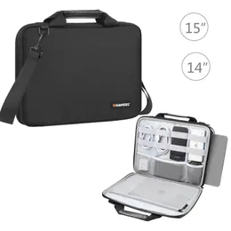 Haweel 13,0 Zoll -16,0 Zoll Aktentasche Crossbody Laptop -Tasche für MacBook / ThinkPad / ASUS / HP Andere Laptop -Tasche 240524