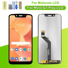 5.7 "Originalanzeige für Motorola Moto G7 LCD -Touchsbildschirm Digitizer mit Frame -Montage für Moto G7play XT1952 LCD ersetzen