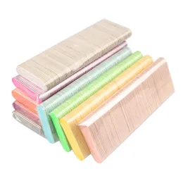 100 Pcs Mini Nail File Nail Scrubbing Strips DIY Manicure Pedicure Scrub Nail Arts Double Sided Manicure Tool 50*13mm