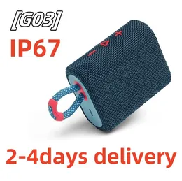Go3 Bluetooth trådlös högtalare IP67 Vattentäta bärbara högtalare Minihögtalare utomhushögtalare Ljudsystem