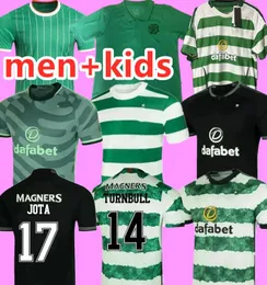 Celts 2024 2025 Kyogo Football Shirt FC 23 24 25 Dom Away Away Jerseys Celtic Daizen Reo McGregor 120 lat Hoops Anniversary Irish Origins Special Men Kids