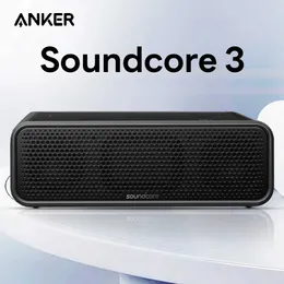 Alto-falantes portáteis Anker Soundcore 3 Alto-falante Bluetooth portátil com estéreo de 16w Tempo de reprodução de 24 horas Pure Titanium Driver Driver Speaker S2452402