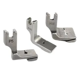 Piede presser pieghettate che raccolgono piedi shirring #p5 p50 p5w p50h per materiale spesso accessori per macchine da cucito industriali