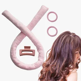 Create Professional Looking Curls Instantly with Heatless Curling Rod Headband No Heat Soft Overnight Hair Curlers L2405