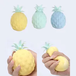 Lustige Dekompression Entlüftung Ananas Ball Geschenk Squise Squeeze Stress Reliever Zappeln sensorische Spielzeuge Simulation Fruchtfutter