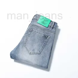 Jeans designer maschile di alta qualità jeans maschile europei versatili per uomini elastico in forma sling slim fit da uomo a gamba dritta pantaloni denim bxks bxks