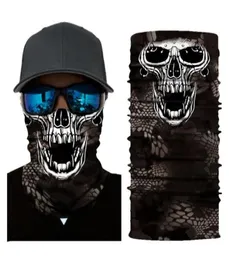 Balaclava 오토바이 자전거 타는 사람 고스트 Durag Full Face Guard Shield Tactical Masque Scarf Skull Mask 스키 자전거 모터 Militar Bandana406202720