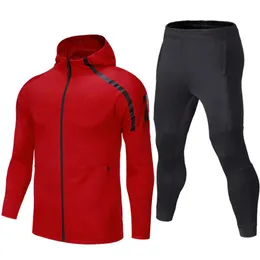 Мужские толстые футбольные майки наборы выживают футбольные комплекты Futbol Running Jackets для взрослых спортивных костюмов.