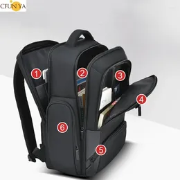 Backpack CFUN YA 2024 Original Design Men's Waterproof High School Bookbag Students 15.6 Computer Bagpack Outdoor Rucksack Male