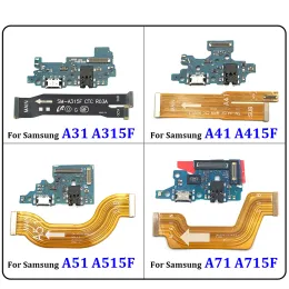 New USB شحن ميناء Dock Board Connector Main Mother Motherboard Flex Cable لـ Samsung A10S A20S A30S A21S A31 A41 A51 A71