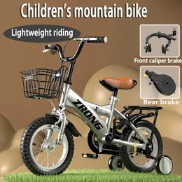 Motorräder Aoshilong Childrens Bicycle Boys und Mädchen im Alter von 3 bis 6 und über 5-10 Jahren 7 Mädchen und 4 Pedale 1 Baby Fahrrad Q240523