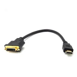 HDMI-kompatibel an DVI24 +5 Adapter DVI weiblich an HDMI-kompatible männliche Anzeige/Grafikkartenkonverter Zwei-Wege-Getriebe