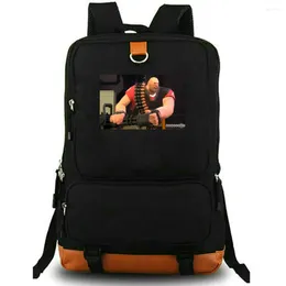 Backpack The Heavy Team Fortress 2 Daypack TF2 Gunner Schoolbag Gary Schwartz Game School Borse School Day Pack