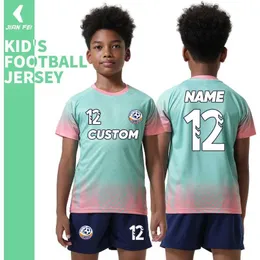 Jerseys billige Jungenfußballuniform Jugend Kinder Blank Fußballpraxis Trikots High Quty Soccer Uniform Jersey Set für Kinder 2212 T240524