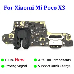 USB -Ladeanschluss -Dock -Jackanschluss -Ladeplatine Flex -Kabel mit MIC -Mikrofon für Xiaomi Poco X3 NFC X3 Pro