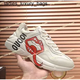 NEW 24SS Sneakers Ladies Shoe Shoes Designer Luxury Vintage Chaussures Fashion Shoeswave Mouth Sneaker Beige Men Women أحذية غير رسمية