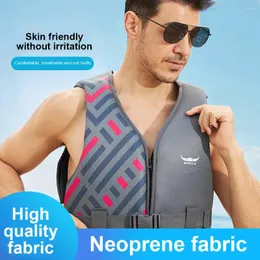 Jagdjacken Erwachsene Outdoor Schwimmschwimmschwimmjacke Verstellbarer Auftrieb Überlebensanzug Neoprene Weste für Segelbootkajak Float