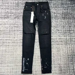 Lila Jeans Männer Tag Unisex Herren Designer zerrissener Hose für dhgate gewaschene alte Kleidung Designer Hosen Pantalones Herren Jeans Luxusmarke 7EKV