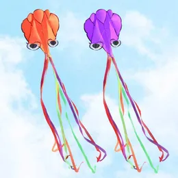 Accessori per aquiloni Kite 3D Octopus Kite con lunga coda colorata per adulti con coda lunga lunga perfetta per la spiaggia o il parco di Kite T240521