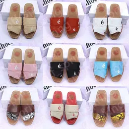 Pairs Designer Slides Mens Slippers Letter printing Black White Slipper Shoes Fashion luxury womens summer beach sandals