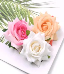 1pcs 6cm7cm Silk Flower Dahlia Rose Artificial Flower Head Украшение свадебной украшения DIY подарочная коробка для скрапбукинга Jllkfu7387073