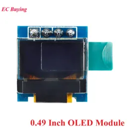 0,49 tum OLED Display LCD -modul Vit 0,49 "Skärm 64x32 I2C IIC -gränssnitt SSD1306 Driver för Arduino AVR STM32